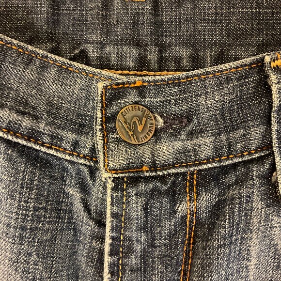 Citizens of Humanity Faye 003 Low Waist Full Leg Jeans Stretch Wide Sz 29 - Picture 4 of 9